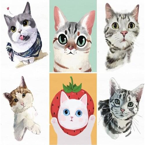 Painting By Numbers Cat Pictures By Number Animal Arcylic Oil Painting Paint By Numbers For Adults Oil Painting Home Decor