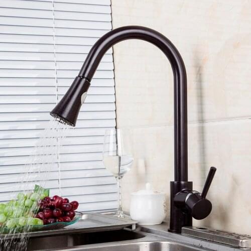 KEMAIDI Luxury High Quality Kitchen Basin Faucet Contemporary Chrome Ceramic Plate Spool Hot Cold Water Mixer Kitchen Faucet
