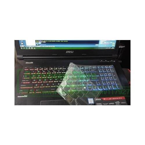 Silicone Lapto Keyboard Cover Skin Protector For Msi Gt60/Ge60/Gx60/Gt70/Gt780(Dx)/Gp60/Gx70/Ge70/Gp60/Z70/Gp70 15 17