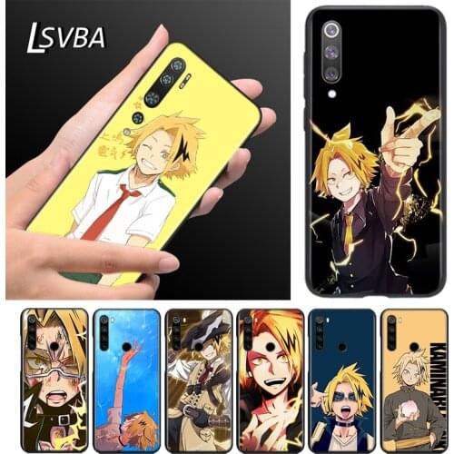 Denki Kaminari My Hero Anime Silicone TPU Cover For Xiaomi Mi Note 11 10T 10 9 9T SE 8 Pro Lite Ultra 5G Phone Case Bag