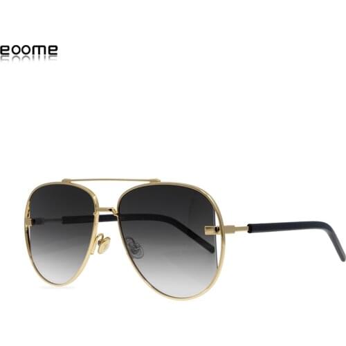 Eoome brand Original Design lady new summer sunglass Poliot Shape Light Metal high quality electronic plating UV protection