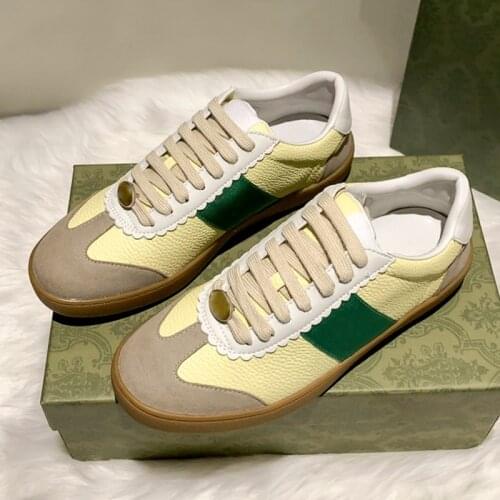 PU Leather Suede Patchwork Women Sneakers Lace Up Flat Round Toe Trainers Mix Color Running Shoes Women Casual Footwear