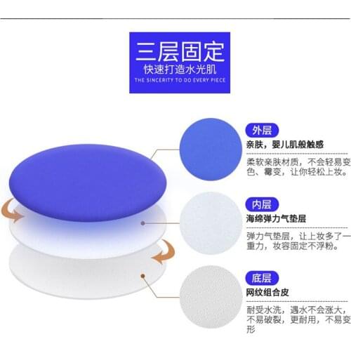 1 Pcs Soft Fiber Makeup Remover Puff Facial Wash Puff Double Sided Makeup Sponge Easy to Use Beauty Make Up Remover Cleaner Tool