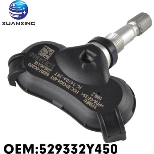 529332Y450 Tire Pressure Sensor Monitoring System TPMS 433MHz For Hyundai ix35 Tucson Kia Borrego Sportage 52933-2Y450