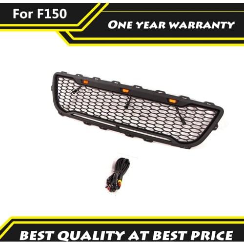 For Ford F150 1999 2000 2001 2002 2003 Matte Black/Gray Front Raptor Grille Off-road 4X4 Bumper Grills Pickup Parts
