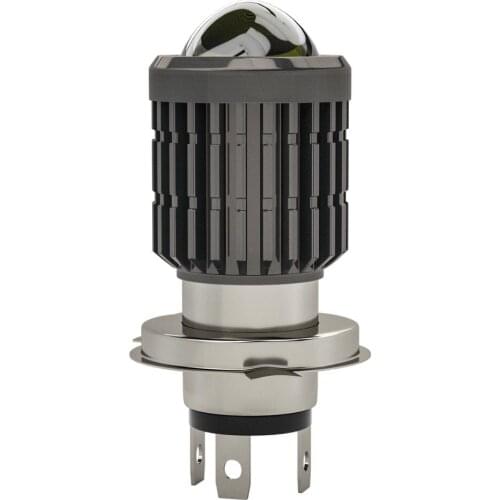 Electric Car Motorcycle Led Headlight Yellow White Two-color Far Near Beam Spotlight Three Claw With Lens Fisheye Car Light