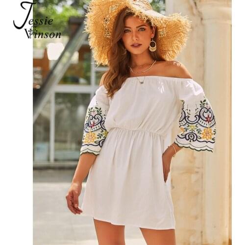 JESSIE VINSON Off-the-shoulder Summer Dresses