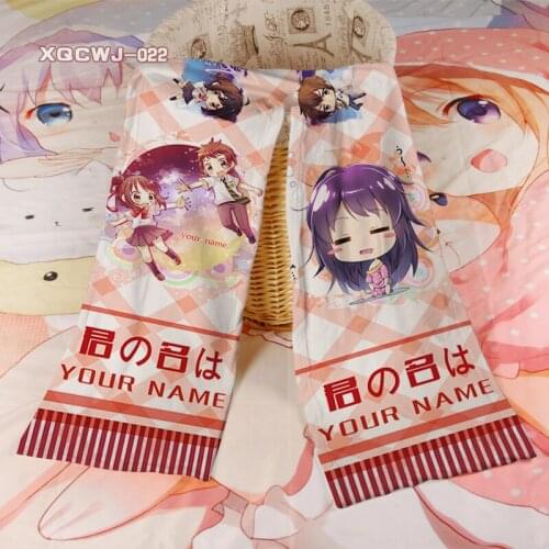 Your Name Fashion Anime Scarf Warm Winter Cartoon Scarves Soft Wrap Winter Neckerchief Unisex New Gifts