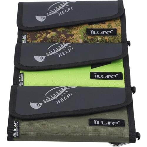 Soft Fishing Bag With Artificial Baits In Waterproof Canvas With Sequins Bait Bag Equipment Bag