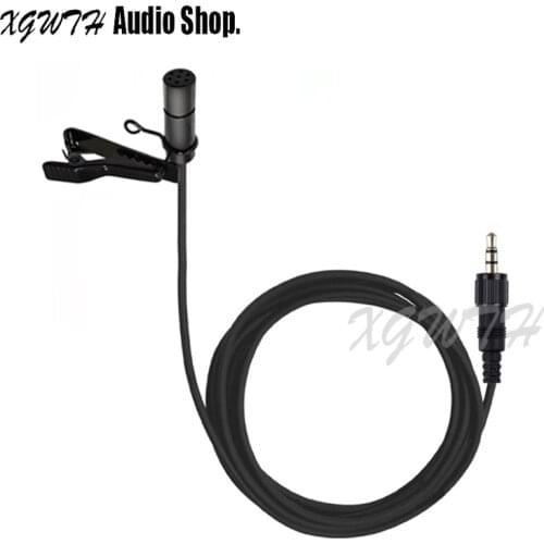Lavalier Lapel Microphone Clip on Omnidirectional Condenser Mic for Sony UWP V1 D11 D21 Wireless Microphones Transmitter System