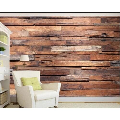 Custom ceiling 3D wallpaper dark retro nostalgic living room TV background wallpaper home decoration papel de parede Waterproof