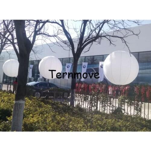 Advertising tripod pole tripod led light balloon/pole standing lighted balloon Colorful LED inflatable light stand balloon