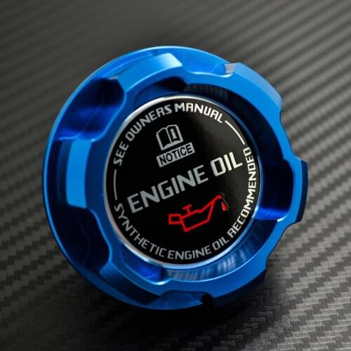 Blue Aluminum ENGINE Oil Cap For Ford Focus 2000-2014 2016-2018 25689CH