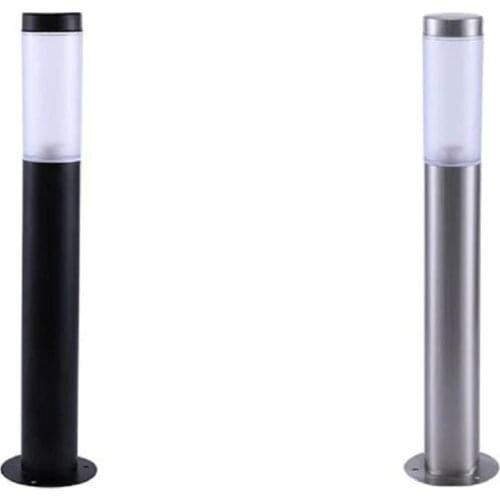 Modern Stainless Steel L45cm L60cm Long Lawn Lamps, Black Outdoor Garden Yard Light,Waterproof Led Landscape Yard Lawn Path Lamp