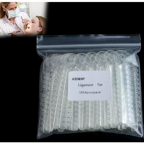 Dental Orthodontic Ortho ligature ties clear-color 1014pcs/pack