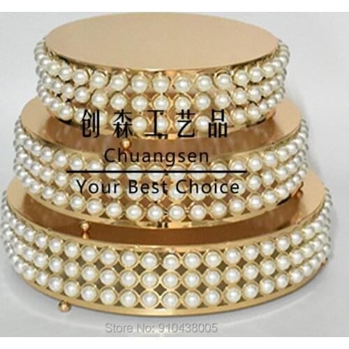 Party Decoration Cake Stand,Crystal Cake Stand Set Mirror Cupcake Stand Decorations Dessert Pedestal Wedding Cake Tray