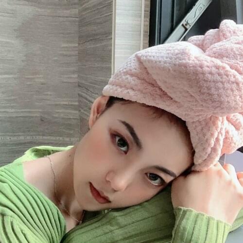 Japan High Quality Magic Hair Fast Drying Dryer Towel Bath Wrap Hat Quick Cap Turban Dry Bathroom Towels Bathroom Towel