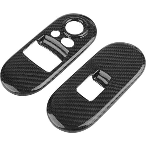 For Mini Cooper F54 F55 F56 F60 Genuine Carbon Fiber Sticker Protective Cover Case Auto Parts Car Interior Decoration Accessorie