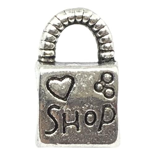 1PCS Shopping Bags European Beads Fit Charms Bracelets&Bangles Necklace