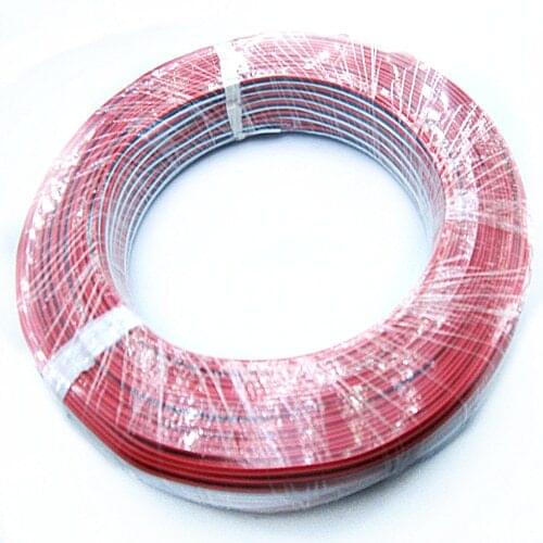 100m/lot, 3pin PVC Insulated Wire, 22awg Tinned Copper Extension Cable, 3 color Red Green White Electrical Wire