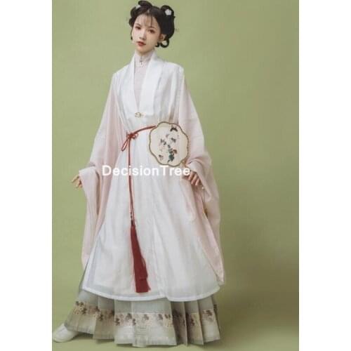 2021 oriental woman chinese traditional costumes hanfu retro fairy dance performance clothes ancient women oriental costume