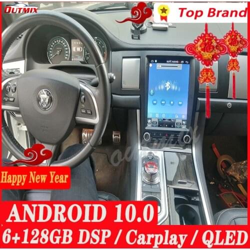 6+128G ROM Fox Jaguar XF 2004-2015 Android10.0 Car GPS Navigation For Head unit Multimedia player Auto Radio Tape Recorder