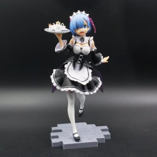 Anime Re:life in a Different World from Zero Rem Action Figure 1/8 Scale Servant Girl Ver. PVC Figure Collection Model Toy Japan