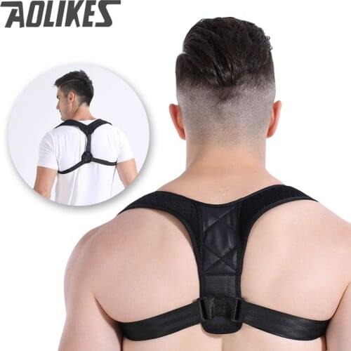 AOLIKES Adjustable Figure 8 Back Posture Corrector and Clavicle Brace Spine Back Posture Corrector Belt children cinta postural