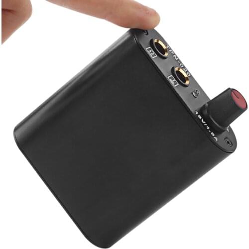 Tattoo Power Supply Mini Black Rotary Tattoo Machine Gun Foot Pedal Permanent Makeup Eyebrow Lip Microblading Power Cable Supply