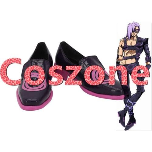 JoJos Bizarre Adventure Golden Wind Meloni Cosplay Shoes Boots Halloween Cosplay Costume Accessories