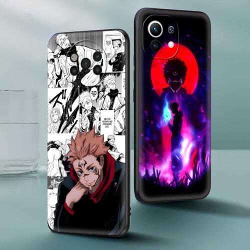 Jujutsu kaisen Cover for Xiaomi Mi Poco X3 NFC M3 X3 Pro F3 F1 9T 10 11 Ultra Note 10 10T 5G A2 Lite Cell Phone Case