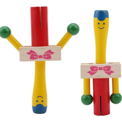 Children Wooden Stick Music Toy Early Learning Educational Toy Musical Instrument Wooden Stick Games