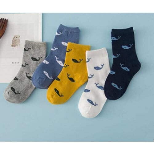 Children socks cotton cartoon small baby like crocodiles socks wholesale 5 pairs/bag children short socks kids boy girl infant