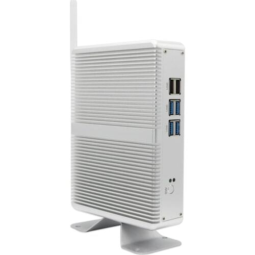 Latest Fanless Mini PC Intel Core i3 i5 i7 Windows 10 Pro Barebone Computer DDR3 2.4GHz 4K HTPC WiFi HDMI VGA TV box