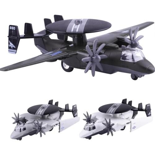 Toy Aircraft 1pcs Military Series Combat Early Warning Aircraft Simulation Model Army Technology Children Toys Children Gifts