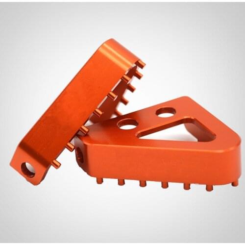 Motorcycle CNC Rear Brake Pedal Lever Step Tips Plate Tip Enlarge For 690 950 990 1050 1190 1290 Super Adventure Enduro