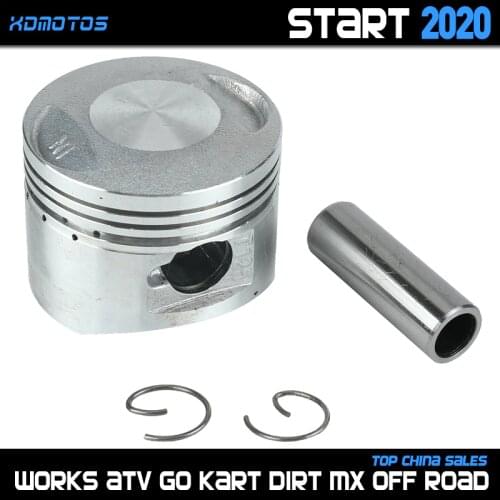 Motorcycle 52.4mm Piston 14mm Bore For Lifan 125cc Air/Oil cooling Horizontal engines Dirt Pit Bike ATV Quad Monkey Bike Parts