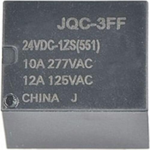 Wholesale 10pcs/lot relay JQC-3FF-24VDC-1ZS