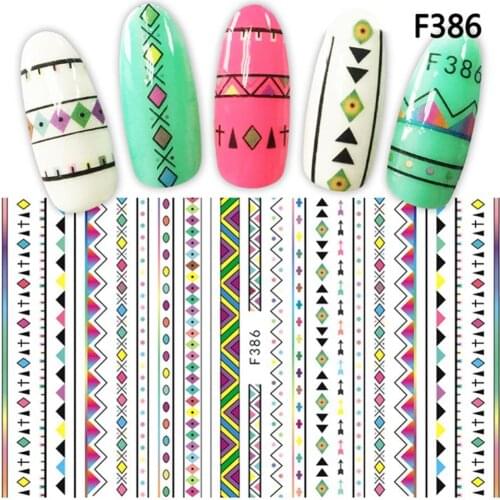 Wholesale Fashion Nail Art Sticker DIY Decal Flower Nails Decoration Tools Manicure Salon Decor Stickers