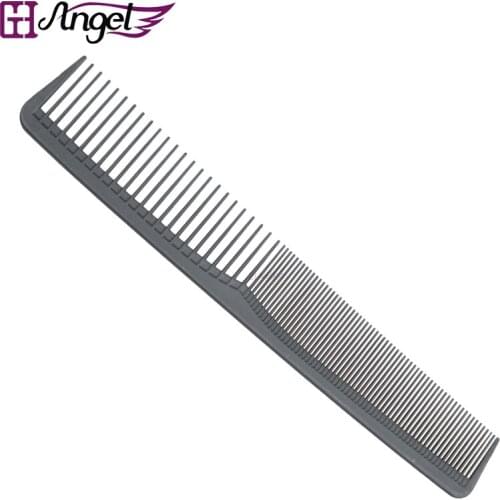 1pc 2 IN 1 pro Carbon Fiber Hairdressing Black Salon Combs For Hairdresser Make Hair Styling Cutting Tools