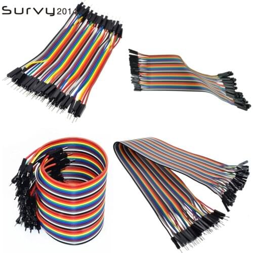 40PCS Dupont Line 10CM 20CM 30CM Male to Male/Male to Female/Female to Female Jumper Wire Dupont Cable for arduino DIY KIT