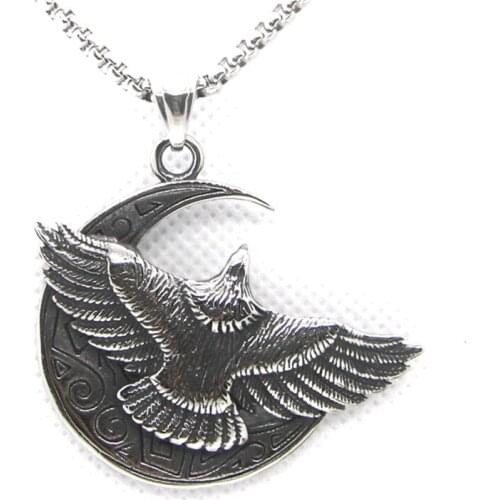 Support Dropship New Design Flying Bird Pendant 316L Stainless Steel Jewelry Cool Freedom Pendant