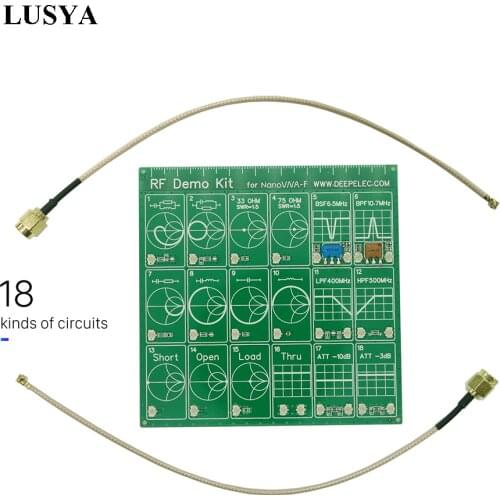 RF Demo Kit NanoVNA RF Test Board Vector Network Test Filter Attenuator I4-002