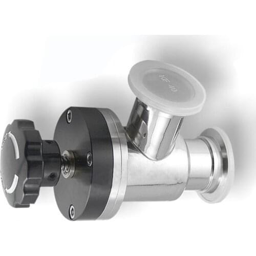 Manual High Vacuum Flapper Valve KF-16 KF-25KF-40 KF-50 KF Vacuum Angle Valve Baffle Valve SS304