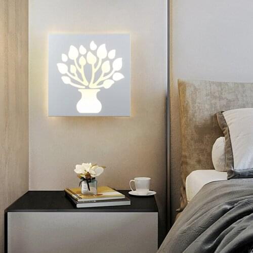 Modern Simplicity Led Wall Lamp Acrylic 220V Bedside Bedroom Living Room Corridor Stair Balcony Background Wall Decorative Light