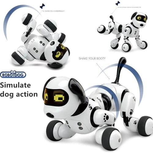 New Programable 2.4G Wireless Remote Control Smart Robot Dog Kids Toy Intelligent Talking Robot Dog Toy Electronic Pet Kid Gift