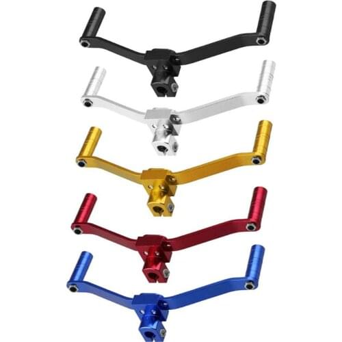 Universal Motorcycle Gear Shift Lever Dual Head CNC Aluminum Motocross Motorbike Parts Short Brake Clutch Levers