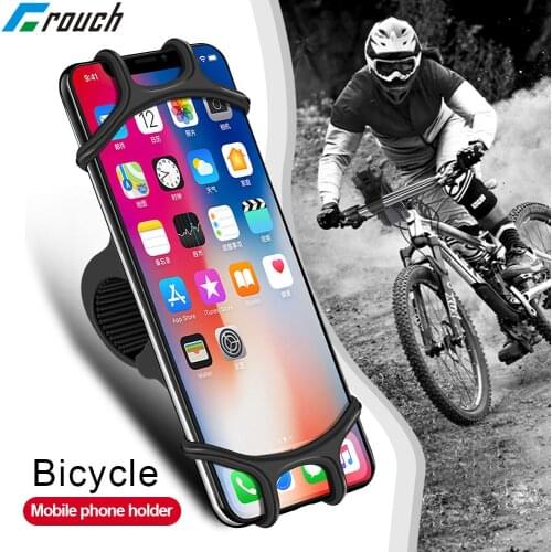 Universal Bicycle Bike Phone Holder for iPhone Xr 7 Samsung Stand Mobile Cell Phone Holder Bike Handlebar Clip GPS Mount Bracket