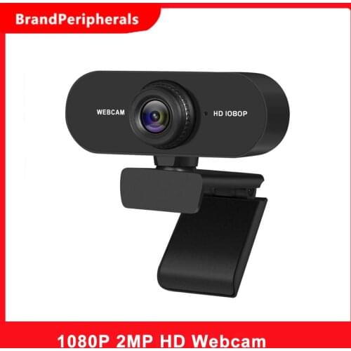 1080P 2MP HD Webcam 30fps Camera Noise-reduction Microphone Web Cam HD Laptop Computer Camera USB Plug & Play for Laptop Desktop