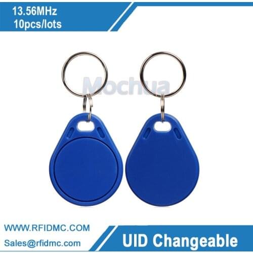 13.56MHz UID Changelable key fob M1 Classic 1K Chip fit for Copy Key